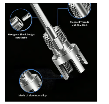 🔥Limited TimePromotion 50% OFF🔥 Pipe Tapping and Threading Tool | Dual-Specification Compatible