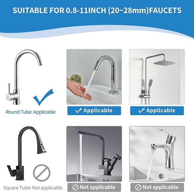 Kitchen Sink Faucet Organizer Adjustable Detachable Sponge Holder