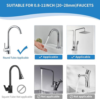 Kitchen Sink Faucet Organizer Adjustable Detachable Sponge Holder
