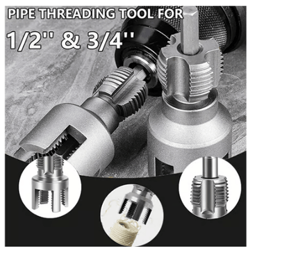 🔥Limited TimePromotion 50% OFF🔥 Pipe Tapping and Threading Tool | Dual-Specification Compatible