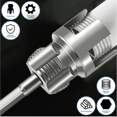 🔥Limited TimePromotion 50% OFF🔥 Pipe Tapping and Threading Tool | Dual-Specification Compatible