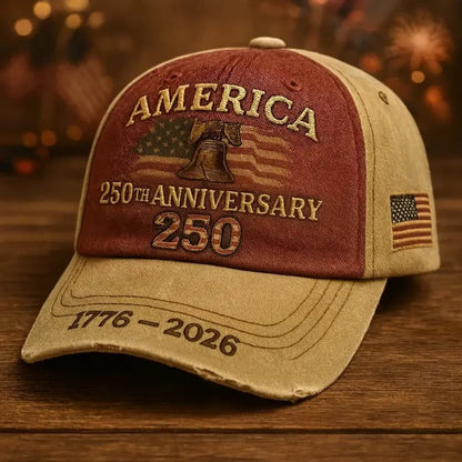 💥Hot Sale💥 US 250th Anniversary Embroidered Baseball Cap