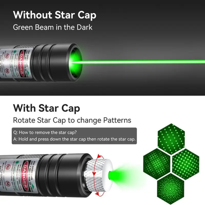 High-Power Green Laser Pointer – Visible Beam for Night Sky & Outdoor Adventures