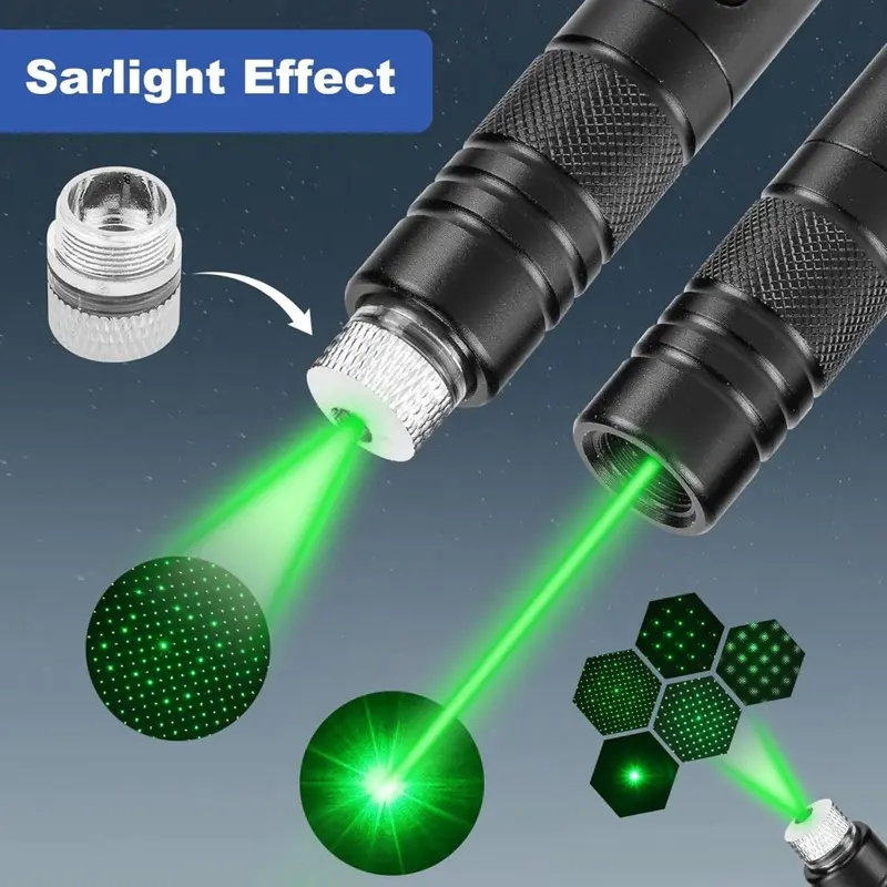 High-Power Green Laser Pointer – Visible Beam for Night Sky & Outdoor Adventures