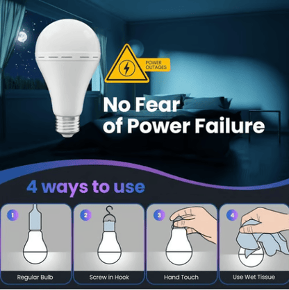 3-Pack / 6-Pack Rechargeable Emergency Light Bulbs 💡