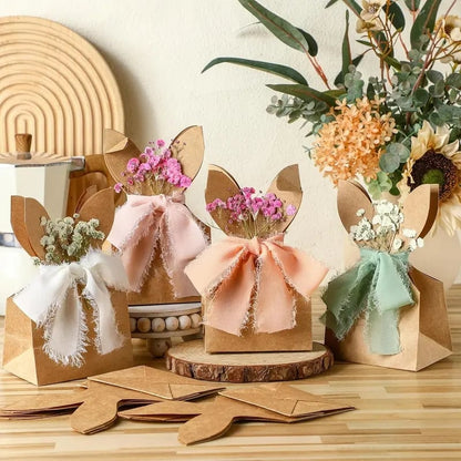 🔥Limited Time Promotion 50% OFF 🐰Boho Bow Goodie Bags for Egg Hunts