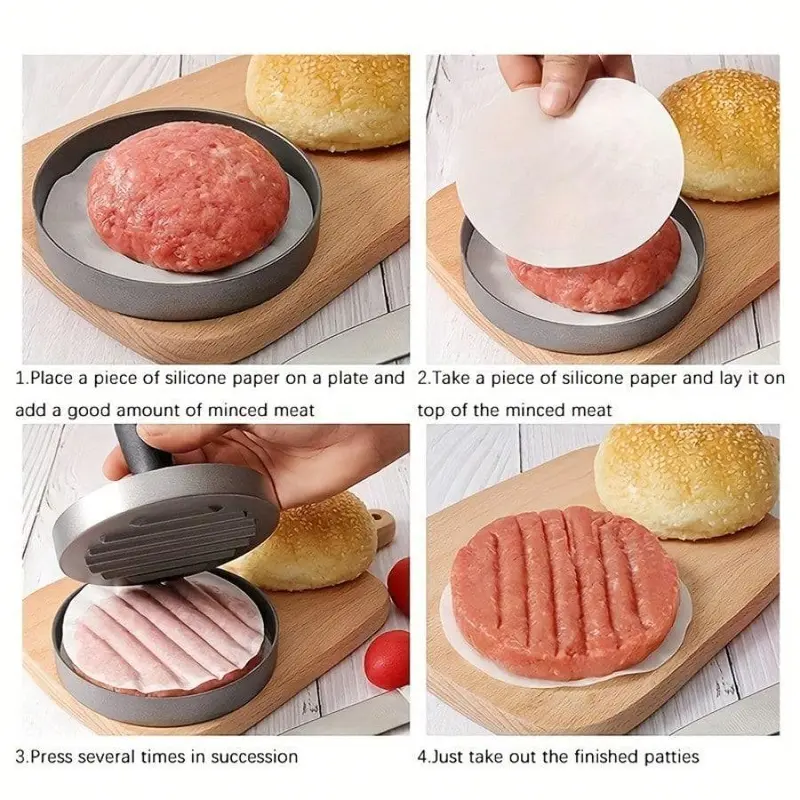 Non-Stick Burger Press – Hamburger Patty Maker Mold for Perfectly Shaped Patties