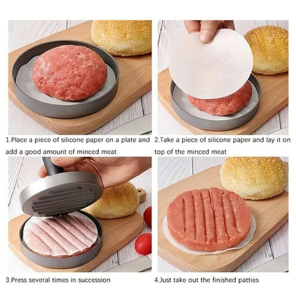 Non-Stick Burger Press – Hamburger Patty Maker Mold for Perfectly Shaped Patties