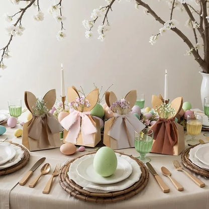 🔥Limited Time Promotion 50% OFF 🐰Boho Bow Goodie Bags for Egg Hunts