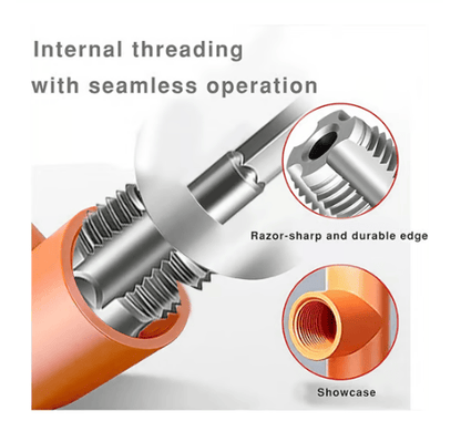 🔥Limited TimePromotion 50% OFF🔥 Pipe Tapping and Threading Tool | Dual-Specification Compatible