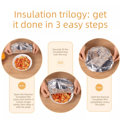 🔥Limited TimePromotion 50% OFF🔥 Aluminum foil heat-retaining covers