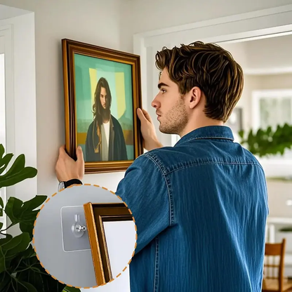 🔥Limited TimePromotion 50% OFF🔥 BUY 10 GET 10 FREE 20PCS Adhesive Frame Hooks Wall Mount-YH