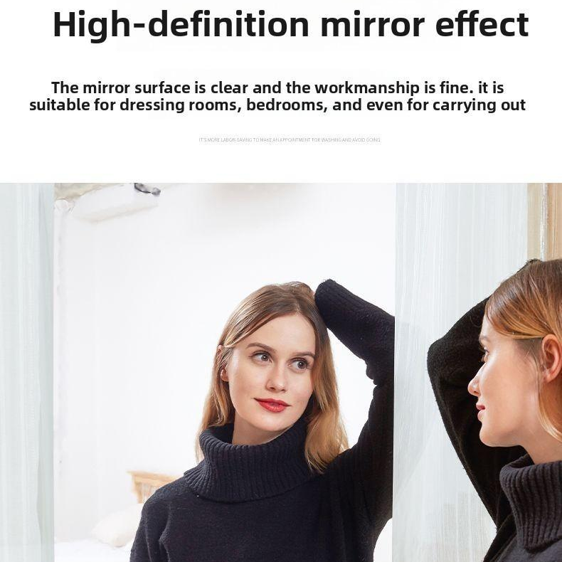 20x40 Inch Self-Adhesive Mirror Sticker – Soft Glass Mirror for Doors & Walls