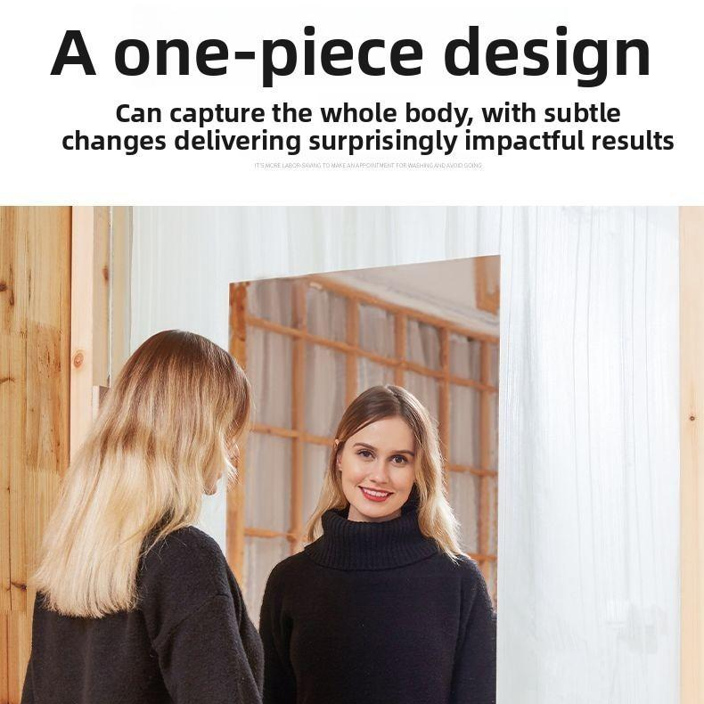 20x40 Inch Self-Adhesive Mirror Sticker – Soft Glass Mirror for Doors & Walls