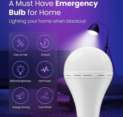 3-Pack / 6-Pack Rechargeable Emergency Light Bulbs 💡