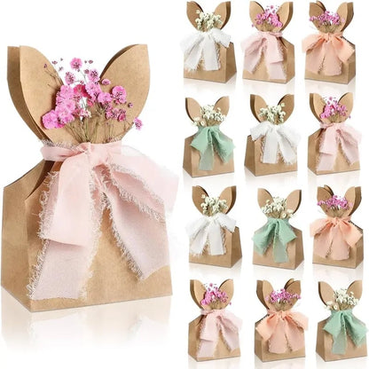 🔥Limited Time Promotion 50% OFF 🐰Boho Bow Goodie Bags for Egg Hunts