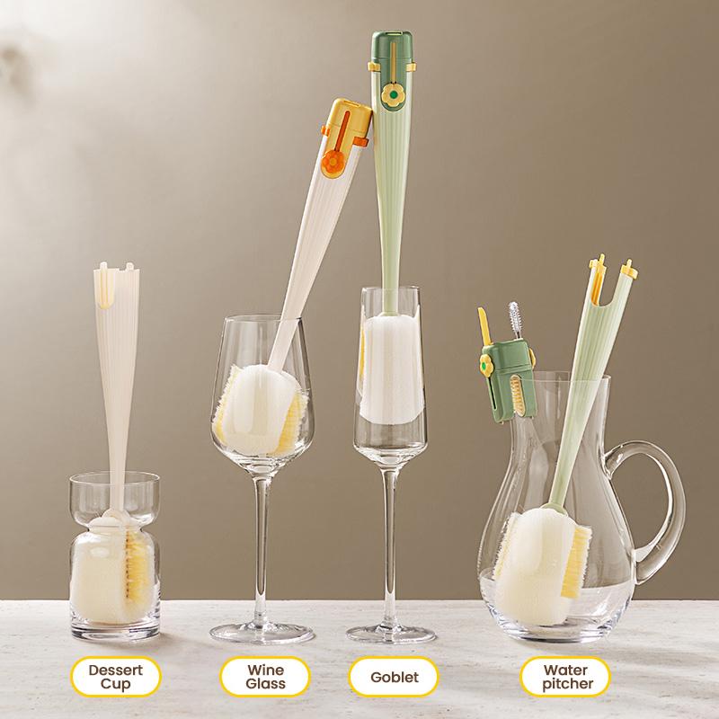 5-in-1 Bottle Cleaning Brush (Multifunctional) – For Cup Lid Cleaning & Home Kitchen Tasks